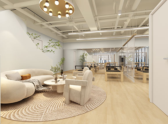 行止普拉提瑜伽館裝修設(shè)計(jì)案例