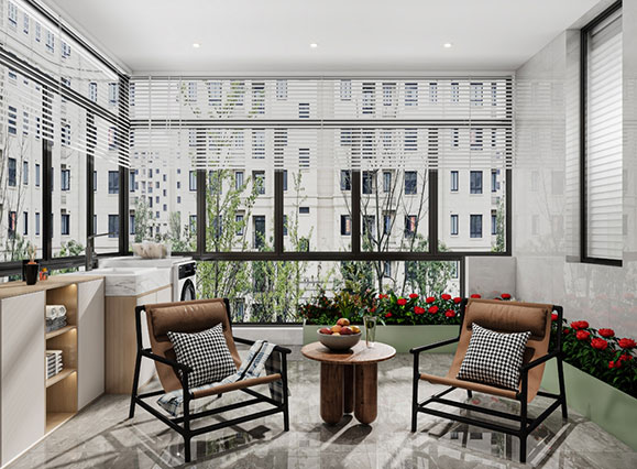 思念果嶺166平現(xiàn)代輕奢風(fēng)格裝修效果圖