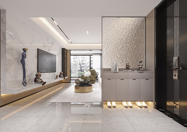 華僑城120平現(xiàn)代風(fēng)格裝修效果圖