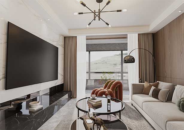 亞新美好書院118平現(xiàn)代簡約風格裝修VR全景圖